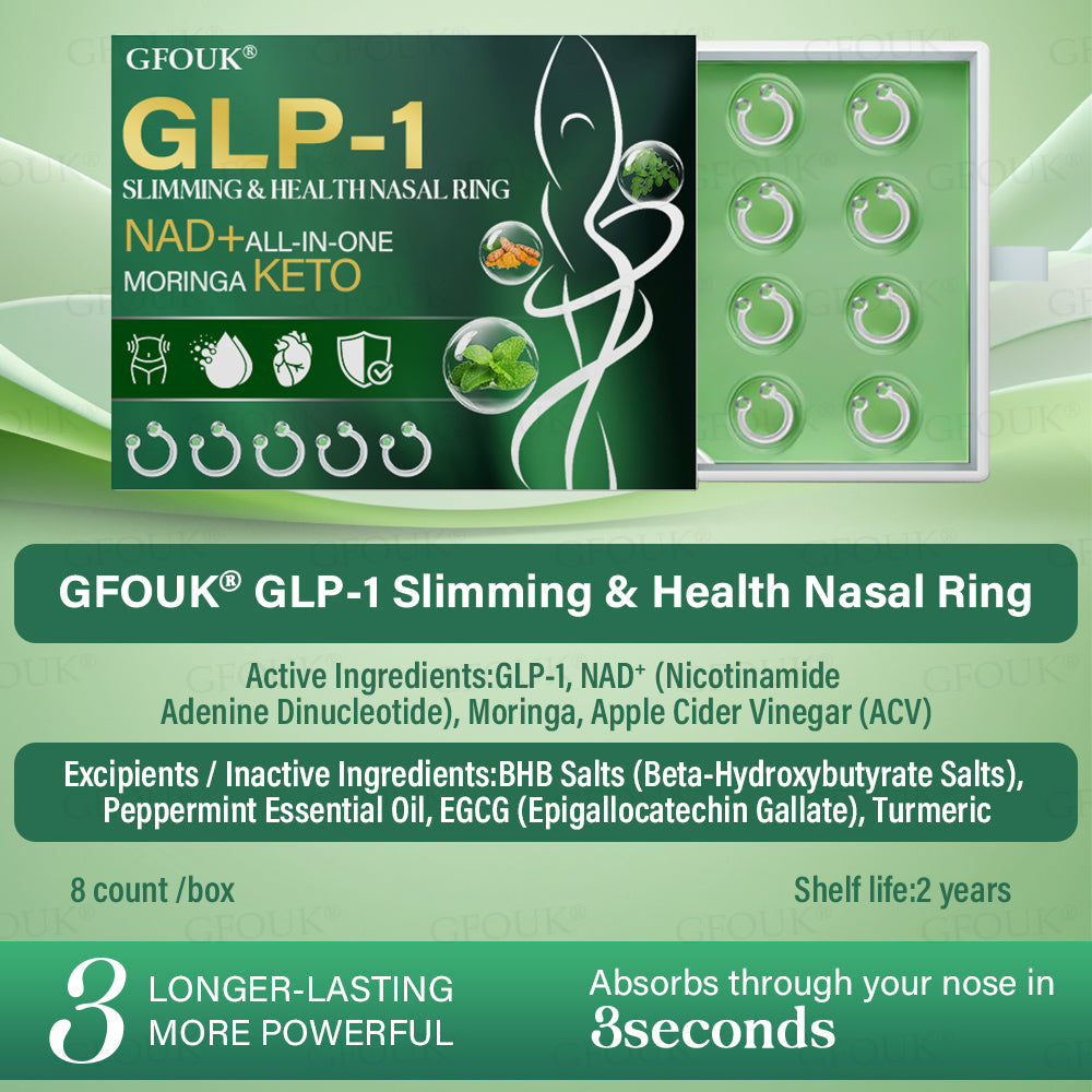 ✅ Made and Shipped from Australia | GFOUK® GLP-1 Slimming & Health Nasal Ring |⚡ Fast Fat Burning & Metabolic Balance