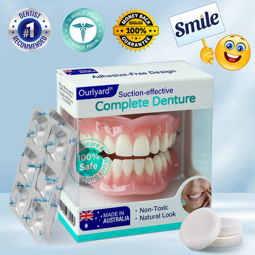 ✅ Made and Shipped from Australia | Ourlyard® Suction-fit Complete Denture 🌷