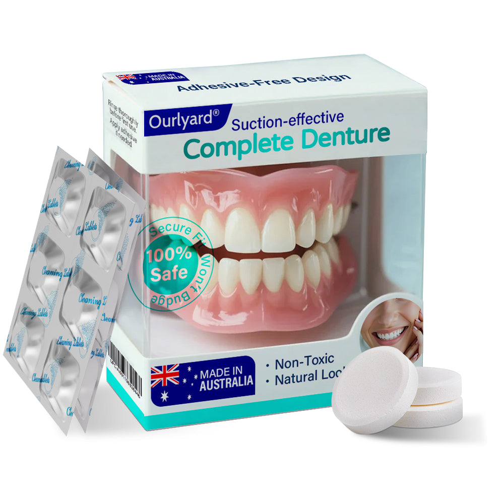 ✅ Made and Shipped from Australia | Ourlyard® Suction-fit Complete Denture 🌷