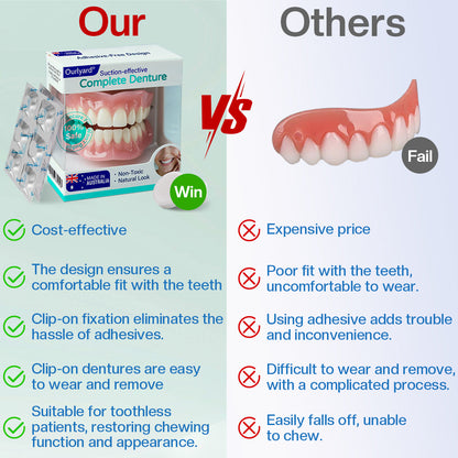✅ Made and Shipped from Australia | Ourlyard® Suction-fit Complete Denture 🌷