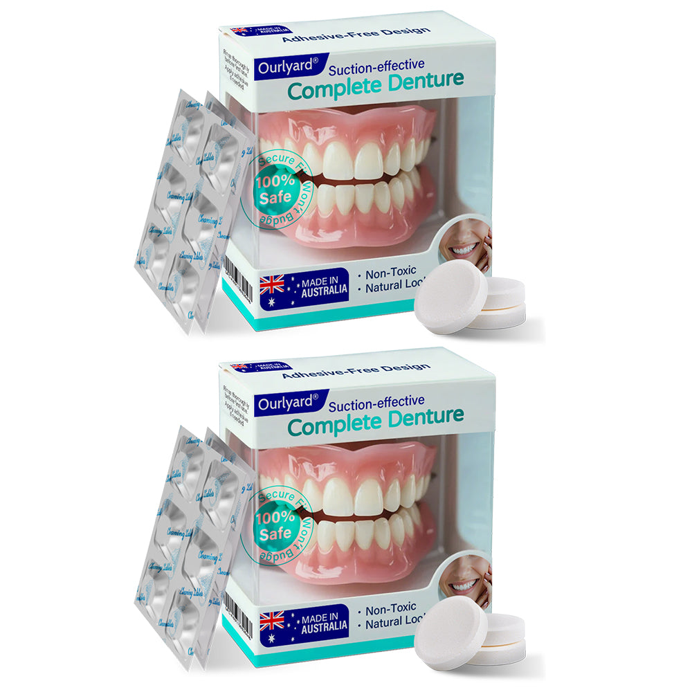 ✅ Made and Shipped from Australia | Ourlyard® Suction-fit Complete Denture 🌷